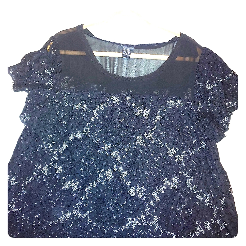 Torrid Over shirt- see through